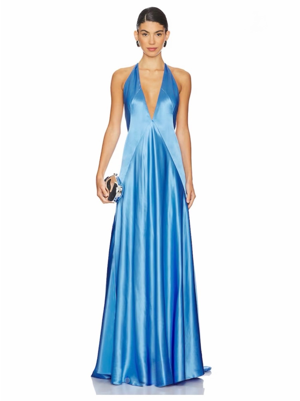 Michael Lo Sordo Alexandra Silk-Satin Gown Size Us 2 — image 3 of 8